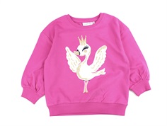 Name It raspberry rose/princess swan sweatshirt